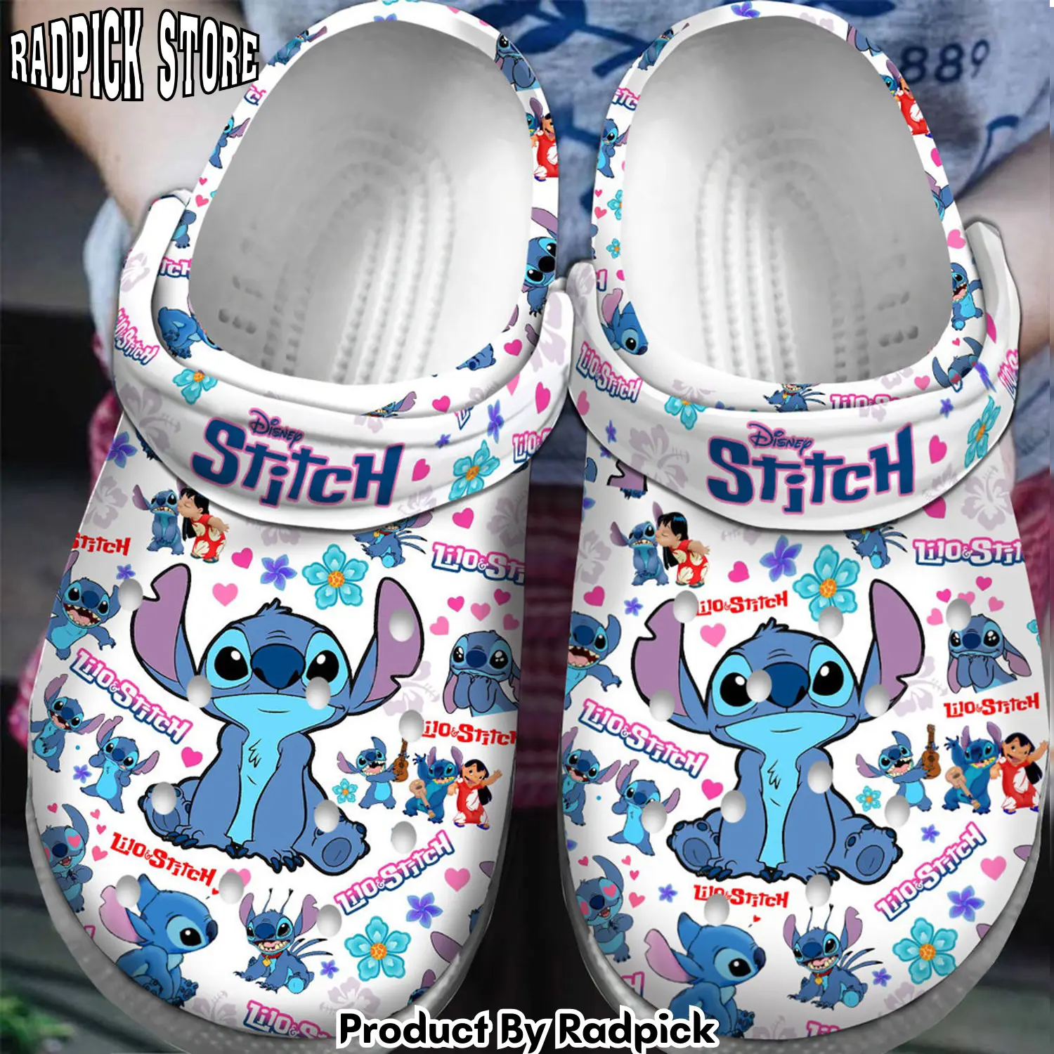 Radpick premium lilo stitch cartoon clogs shoes for men women jhg rp6522258